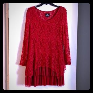 Red Lace Dress